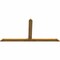 Ekena Millwork Portland Rough Sawn Timber Gable Bracket, Western Red Cedar, 108"W x 54"H x 2"D x 6"F, 12/12 Pitch GBW108X54X0206POR00RWR - alternate 4